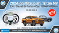 2024-on Mitsubishi Triton MV 2.4L 11mic Donaldson Pre-Filter DUAL Bracket Kit OS-53-DON-B