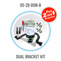 Ford Everest 2015-22 3.2L Ford Ranger 2016-21 PX2 PX3 Donaldson Pre-Filter DUAL Bracket Kit 20-DON