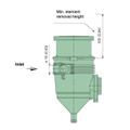 MANN ProVent 150 Oil Catch Can 3931070870 for Engs. up to 200kW