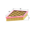 MANN Air Filter C34001 for Ford Ranger 3.0L V6 PY T6.2 Turbo Diesel BF2S (Jun 2022-on)