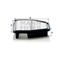 MANN Air Filter C29008 for Holden Captiva 2.4L CG Petrol (Nov 2009-Jan 2019)