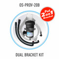 Ford Everest 2015-22 3.2L TDCi P5AT DI DOHC Mann+Hummel ProVent Catch Can DUAL Bracket Kit OS-PROV-20B