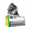 TGC Black Nitrile Disposable Gloves - Extra Large