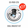 Isuzu D-MAX MU-X 4JJ1-TCX 2012-16 3.0L TD ProVent Catch Can DUAL Bracket Kit OS-PROV-37B