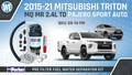 Fuel Manager Pre-Filter Kit for Mitsubishi Triton MQ MR 2.4L 4N15 Pajero Sports
