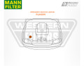 Volkswagen Amarok 2017-on 3L V6 TDi550 PreLine Direction-Plus PreLine Diesel Prefilter Kit PL643DPK