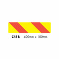 C41B Right Chevron Truck Marker (Alum.Plate 400x100mm)