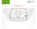 PL602DPK Holden Colorado 7 RG Trailblazer 2012-20 Mann Direction-Plus PreLine Pre-Filter Kit