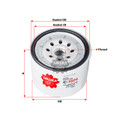 Sakura Bypass Spin-on Oil Filter C-1504 Cross Ref: 8-94114585-0