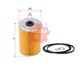 Sakura Fuel Filter Element F-1803 Cross Ref: 16444-90027