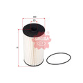 Sakura Fuel Filter Element EF-15130 Cross Ref: 8-98092481-1