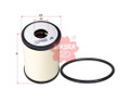 Sakura Blow-By Gas Filter EFG-1001 Cross Ref: 11811-NY025