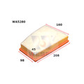 WA5280 Wesfil Air Filter for Audi (Cross Ref: )