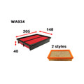 WA934 Wesfil Air Filter for Ford Mazda (Cross Ref: A1272)