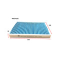 WACF0282 Wesfil Cabin Filter for Lexus (Cross Ref: )