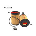 WCO212 Wesfil Cooper Oil Filter for Honda (Cross Ref: R2767P)