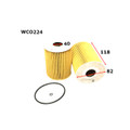 WCO224 Wesfil Cooper Oil Filter for Mercedes (Cross Ref: )