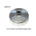 WCTF14 Cup Style Oil Filter Remover Wesfil Cooper 92-93mm - 15F (Cross Ref: )