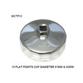 WCTF13 Cup Style Oil Filter Remover Wesfil Cooper 91-92mm - 15F (Cross Ref: )