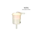 WZ91 Plastic In-Line Fuel Filter Wesfil Cooper for Daihatsu Holden Nissan Toyota (CrossRef: Z91)