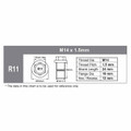 R11BP1 Oil Sump Plug (M14 x 1.5mm) SMART-O R11BP1 Oil Sump Plug (M14 x 1.5mm) SMART-O