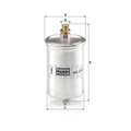 WK830/3 MANN Fuel Filter for MERCEDES-BENZ 1972-00 8 190-Series