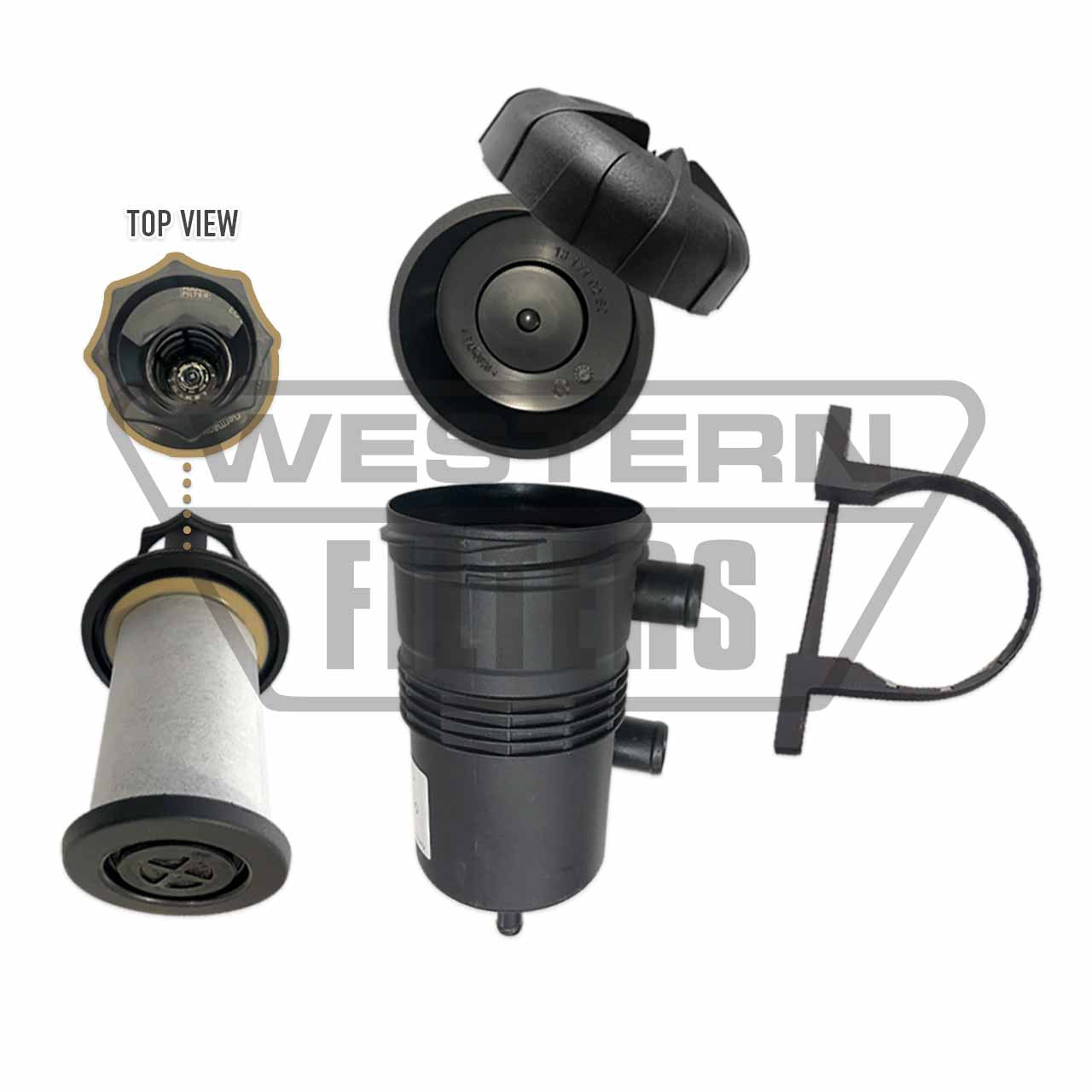 Provent 100 Oil Catch Can - Direct Replacement For Patrol/Navara/Hilux (Up To 100kW)