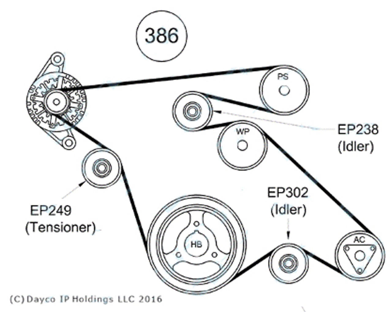 Toyota Hilux (2005 on)  4Cyl. 2TR-FE 16V Petrol TGN16R 4X2 DOHC MPFi  Belt & Pulley Kit WBPK78N - Western Filters