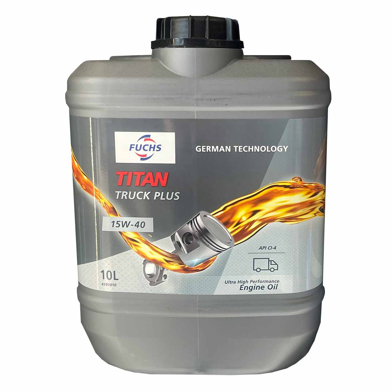 4191010 Fuchs Oil Titan Truck Plus SAE 15W-40 10L for Volvo u0026 Renault  Trucks u0026 Others - Western Filters