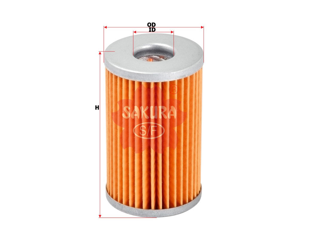 Sakura Fuel Filter Element F5209 Cross Ref 10590G55710 Western Filters