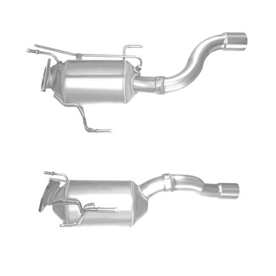 11175C Euromax DPF for Volkswagen Touareg 3.0L Tdi V6 BKS 2 pipe