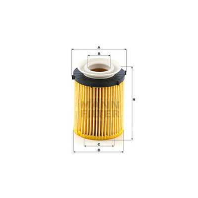 Mann Oil Filter for Mercedes Benz GLA180 1.6L GLA250 2.0L X156 (2014-20)