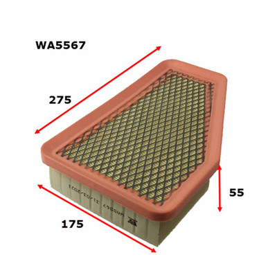 WA5567 Air Filter for A2022 Jeep