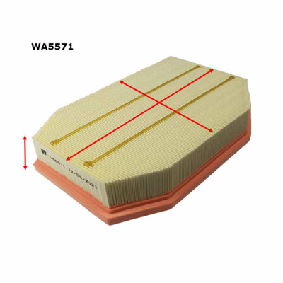 WA5571 Air Filter for A2027 BMW WA5571 Air Filter for A2027 BMW