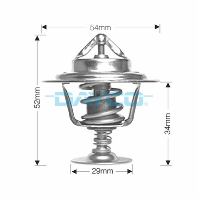 DT18A Thermostat 54mm Diam. 82C Multiple Applications