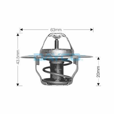 DT30C Thermostat 63mm Diam. 71C for Chrysler