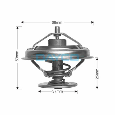 DT35A Thermostat 68mm Diam. 82C Multiple Applications