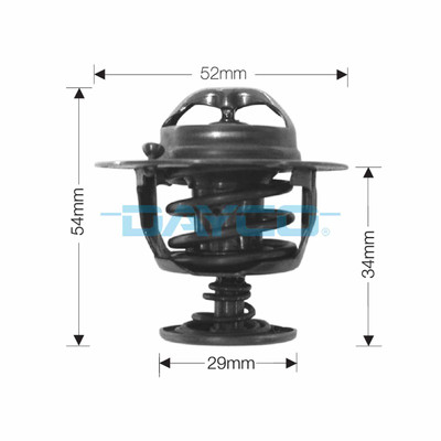 DT46E Thermostat 52mm Diam. 77C for Daihatsu/Holden DT46E Thermostat 52mm Diam. 77C for Daihatsu/Holden