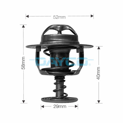 DT50A Thermostat 52mm Diam. 82C Multiple Applications