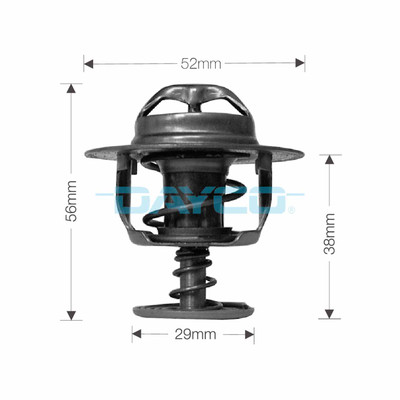 DT51E Thermostat 52mm Diam. 77C for Honda