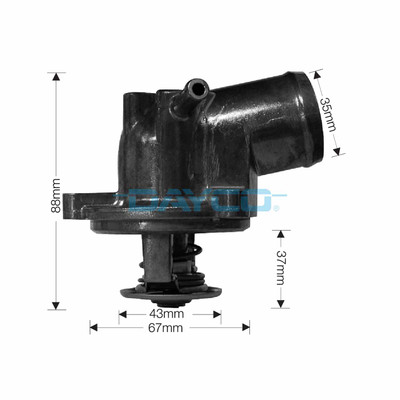 DT97G Thermostat Housing 89C for Chrysler/Mercedes