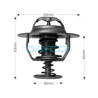 DT56E Thermostat 63mm Diam. 77C for KIA/ Mitsubishi/Nissan
