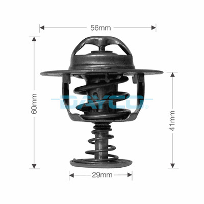 DT57E Thermostat 56mm Diam. 77C for Mitsubishi/Nissan/Proton