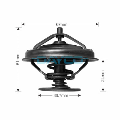 DT59G Thermostat 67mm Diam. 89C for Audi