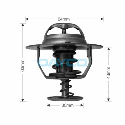 DT63A Thermostat 64mm Diam. 82C Multiple Applications