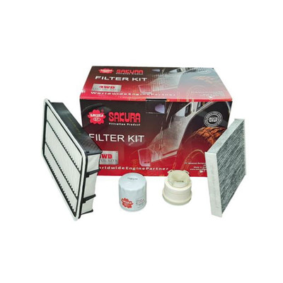 K-11600 Sakura Filter Kit for Toyota Hiace 3.0L KDH206 1KDFTV Diesel (2007-on) K-11600 Sakura Filter Kit for Toyota Hiace 3.0L KDH206 1KDFTV Diesel (2007-on)