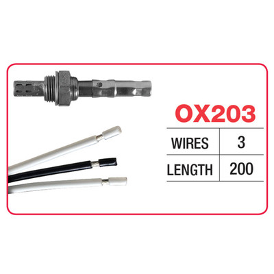 Oxygen Sensor OX203 for BMW 318i E30 1.8L M10B18/M40B18ME I4 8V SOHC (1983-1991)