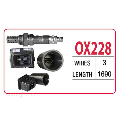 Oxygen Sensor OX228 for Volvo 240 2.3L B230F I4 8V SOHC (1986-1993) Oxygen Sensor OX228 for Volvo 240 2.3L B230F I4 8V SOHC (1986-1993)