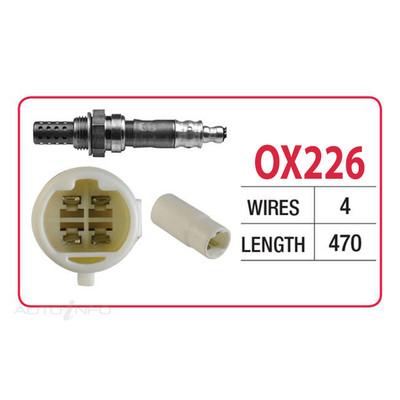Oxygen Sensor OX226 for Hyundai Lantra J1 1.8L G4CN I4 16V DOHC (1992-1993)