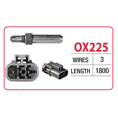 Oxygen Sensor OX225 for Nissan Navara D21 3.0L VG30E V6 12V SOHC (1992-1993)